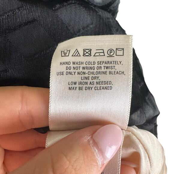 HD In Paris Anthropologie Black Beige Sleeveless Strappy Layered Halter Tank Top - Picture 10 of 11